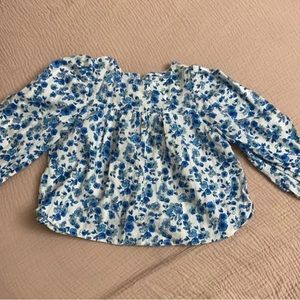 Blue Zara baby blouse